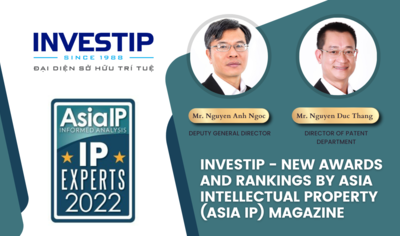 investip - new awrds and rangkings by asia (asia ip) magazine