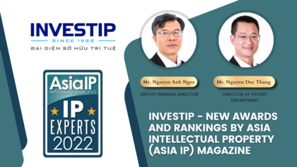 investip - new awrds and rangkings by asia (asia ip) magazine