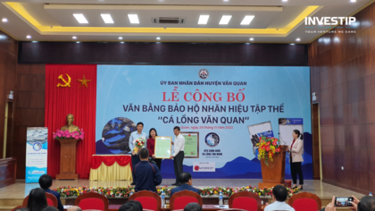 Van Quan district organized a conference to announce the collective brand "Van Quan cage fish"
